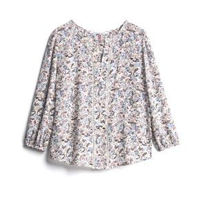 Warner Lattice Detail Blouse